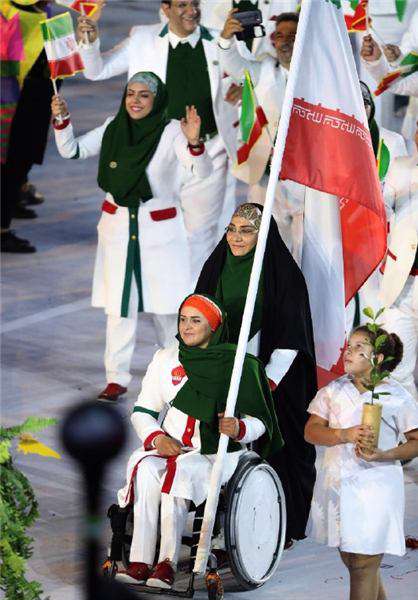 زهرا نعمتی پرچمدار کاروان امام رضا در المپیک 2016 ریو
